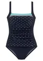 Lascana Damen Badeanzug mit Softcups, Shaping-Einsatz, verstellbare Träger, atmungsaktiv, Xtra Life Lycra® für Lange Haltbarkeit