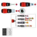 3in1 Universal-Druckluft-Sicherheitskupplung, 9 mm mit Schlauchtülle - KS Tools 