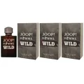 Joop Homme Wild 3 x 125 ml Eau de Toilette EDT Herrenduft Set