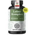 NATURE LOVE® Leber Komplex - 120 Kapseln - mit Mariendistel, Cholin, Artischocke