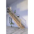 STARWOOD Systemtreppe "Lindos", Eichenholz, 13 Stufen, max. Geschosshöhe 300 cm - braun