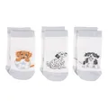 Wrendale - LTW-SOCK004 - Little Wren Baby Socken Set, 3 Paar, Hunde, waschbar, 6-12 Monate