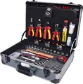 KS Tools 911.0628 1/4" + 1/2“ Elektriker-Werkzeugsatz, 128-tlg.