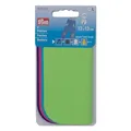 Prym 929221 Patches Köper, Reparaturpatch, 13 x 13 cm, grün, türkis, pink, violett