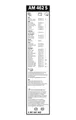 BOSCH 3 397 007 462 Wischblatt für AIWAYS,ALPINA,AUDI,BMW,BMW (BRILLIANCE),INFIN