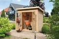 Karibu Gartenhaus Gerätehaus Merseburg 3 naturbelassen 212x154x219 cm