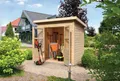 Gerätehaus Pultdach 14 mm Merseburg 3 212x154 cm Karibu