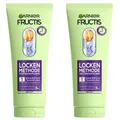 ✅ Garnier Fructis Locken Methode Shampoo Feuchtigkeit Haarpflege 2x 200ml ✅