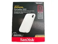 SANDISK Extreme® Portable SSD Festplatte, 1 TB SSD, extern, Weiß Neu