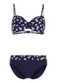 Lascana Damen Damen Bügel Bikini Set im Punkte- Design mit miederverstärktem Top und komfortabler Hose
