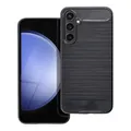 FÜR SAMSUNG GALAXY A55 5G - Premium CARBON Handy Etui Tasche Case Hülle Schwarz