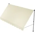 Juskys Klemmmarkise Kapstadt 350 x 120 cm Beige