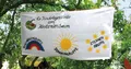 BANNER blanko Baumwolle selbergestalten bemalen Kindergarten Schule Verein NEU