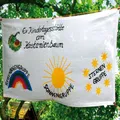 Banner 62 x 130 cm, aus Baumwolle zum Selbstgestalten