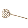 Spetebo - Rattan Teppichklopfer Handgearbeitet - 76 Cm - Holz Ausklopfer Klopfer Polsterklopfer