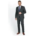 SteffenKlein Anzug REGULAR FIT (2-tlg) aus elastischem Stoff grau 106