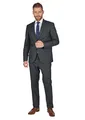 Steffen Klein Herren Anzug - Regular Fit - Größe 106 - Zweiteiler Business Anzug - Elastischer Komfort - Klassischer Schnitt - Anthrazit