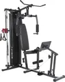 Hammer Kraftstation "Kraftstation FERRUM TX3", 12 Gewichtsblöcke, (Beinpresse, Butterflystange, Latzug und mehr), multifunktionale Fitnessstation, max. Trainingsgewicht 80 kg schwarz