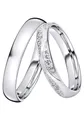Trauring "Schmuck Geschenk Silber 925 Trauring Ehering Partnerring LIEBE", wahlweise mit oder ohne Zirkonia silberfarben ohne Zirkonia 54 - ohne Zirkonia