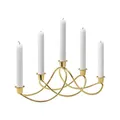 Georg Jensen Harmony Kerzenhalter 5er Gold 18Kt Vergoldet Kerzenständer NEU OVP