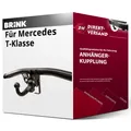 Für Mercedes T-Klasse Typ W420 (Brink) Anhängerkupplung horizontal abnehmbar neu