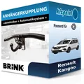 BRINK Anhängekupplung abnehmbar passend für Renault Kangoo 05.2021-jetzt neu