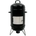 BBQ-Toro Räuchertonne Hickory Ø 46 cm | Grilltonne, Räucherofen Holz, Smokertonne, 4in1 Grillfass, Räuchergrill, Watersmoker | Smoker Grill, Holzkohlegrill mit Deckel, Kohlegrill