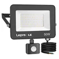 Lepro 50W LED Strahler mit Bewegungsmelder Außen, 4200LM Außenstrahler 5000K Kaltweiß Superhell Scheinwerfer, IP65 Wasserdicht Fluter, Ideale Aussenleuchte für Garten, Innenhöfe, Garage, Haus, Hotel
