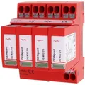 Dehn 942400 Überspannungsableiter Typ 2 DEHNguard MP 4-polig Uc 275V für TN-S-Systeme, Schutz von Niederspannungs-Verbraucheranlagen, Doppel-Push-In-Anschluss für einfache Verdrahtung