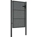 vidaXL Gartentor Anthrazit 105x125 cm Stahl 154561