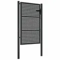 vidaXL Gartentor Anthrazit 100x125 cm Stahl