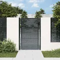 vidaXL Gartentor Anthrazit 100x125 cm Stahl NEU