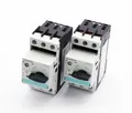 2x Siemens 3RV1021-1DA10 3RV1 021-1DA10 E: 06 Leistungsschalter -used/Attn.-
