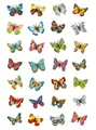 Herma 6819 Sticker MAGIC Schmetterlinge Glitterfolie