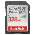 SANDISK SDXC Ultra PLUS 128GB Class10/V10/UHS-I/150MB/s SDXC-Karte 128 GB Class 10 (128 GB, SDXC, U1, UHS-I) (SDSDUWC-128G-GN6IN)