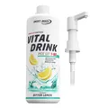 Best Body Nutrition Low Carb Vital Drink Sirup mit Vitamin B6, B1 + Dosierpumpe