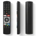 Dakana Ersatz Fernbedienung für Telefunken RC4318P / RC4318 Finlux Vestel Edenwood 4K Ultra HD mit YouTube Netflix Tasten Fernseher Receiver TV Re... - Schwarz