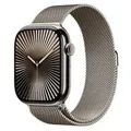 Apple Watch S10 (2024) Titan Cellular 46mm natur (Milanaise Armband natur) M/L