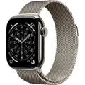 Apple Watch 10 46mm GPS+4G Titan Milanaise M/L natur/natur - Hellgrau
