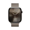 Apple Watch Series 10 LTE 46mm Natural Titangehäuse mit Natural Milanese Loop...