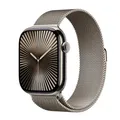 Apple Watch Series 10 4G 46mm Titan Natur Milanaise Natur M/L