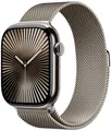 Apple Watch 10 LTE Natur Titan 46mm Milanaise Loop Natur M/L MWYC3