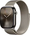 APPLE Watch S10 GPS+Cell 46 mm Titan Milanaisearmband Natur M/L MWYC3QF/A B-Ware