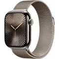 Apple Watch Series 10 GPS + Cellular 46mm Natur Titan Natur Milanese Loop - M/L