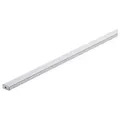 LED Strip Profil Base Weißer Diffusor 2m Alu eloxiert Satin