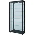 Hängevitrine  Vitrosa , schwarz , Maße (cm): B: 59 H: 114,3 T: 18.0