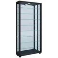 Hängevitrine Vitrosa ca. 59x114x18 cm Schwarz