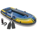 Intex Schlauchboot Challenger 3 Set | 295 x 137 x 43 cm | bis 320 kg