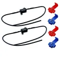 Led Widerstand Lastwiderstand für LED - 2x für 12V 5W W5W T10 C5W H6W bax9s R5W R10W - 10 Watt 39 ohm - 5 Watt bis 10 Watt Canbus Adapter Standlicht Kennzeichenbeleuchtung ohne Fehlermeldung B547-2