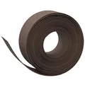 vidaXL Rasenkante, Flexible Beeteinfassung Beetumrandung, Mähkante für Blumen Gemüsebeete, Rasenkantenband Rasenbegrenzung, Braun Polyethylen